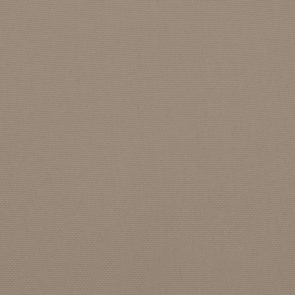 vidaXL Pallet Cushion Taupe 50x40x12 cm Fabric