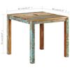 vidaXL Dining Table 82x80x76 cm Solid Reclaimed Wood