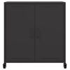 vidaXL Sideboard Black 68x39x72 cm Steel