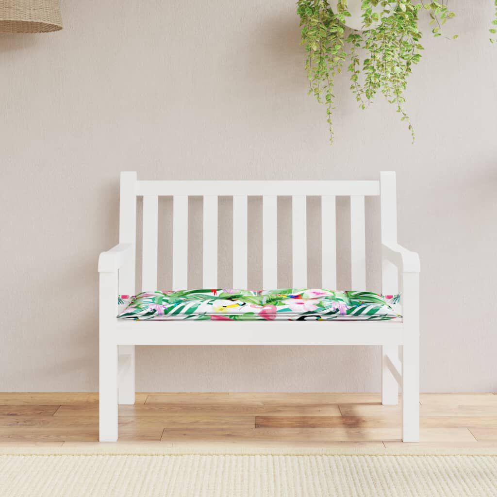 vidaXL Garden Bench Cushion Multicolour 100x50x7 cm Oxford Fabric