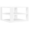 vidaXL Coffee Table White 58x58x40 cm Engineered Wood