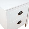 vidaXL Bedside Cabinet Hill 2 pcs White 46x35x49.5 cm Solid Pine Wood