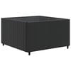 vidaXL 11 Piece Garden Lounge Set with Cushions Black Poly Rattan