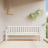 vidaXL Garden Bench Cushion Cream White 200x50x7 cm Oxford Fabric