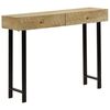 vidaXL Console Table Solid Mango Wood 102x30x79 cm