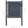 vidaXL Garden Gate Steel 100x75 cm Anthracite