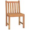 vidaXL 4 Piece Garden Dining Set Solid Wood Teak