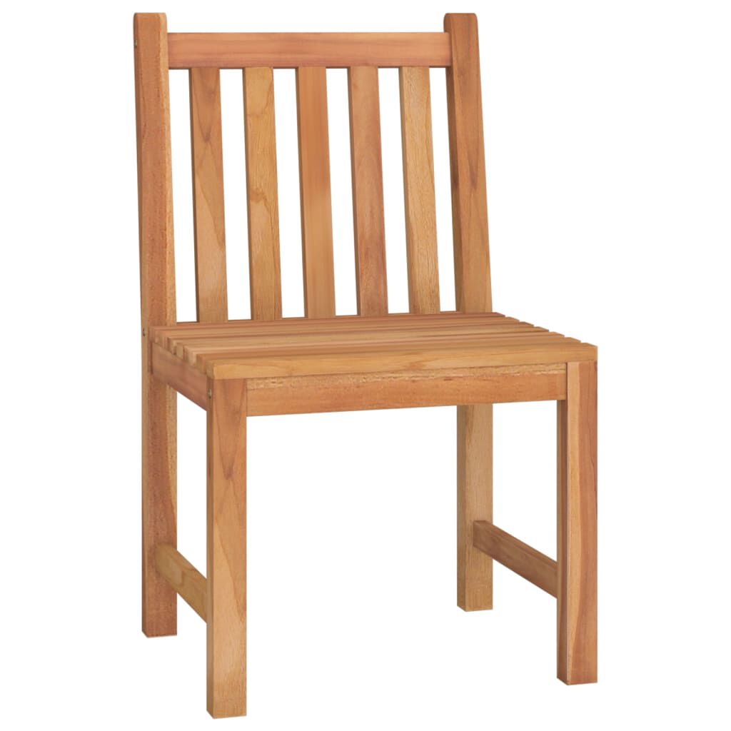vidaXL 4 Piece Garden Dining Set Solid Wood Teak