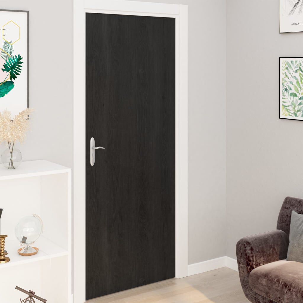 vidaXL Self-adhesive Furniture Film Dark Wood 500x90 cm PVC