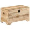 vidaXL Storage Chest Solid Rough Mango Wood