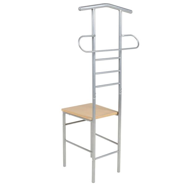 vidaXL Gentleman's Valet Chairs 2 pcs Metal
