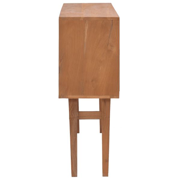 vidaXL Console Table 110x30x79 cm Solid Teak Wood
