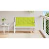 vidaXL Garden Bench Cushion Bright Green 120x(50+50)x7cm Oxford Fabric
