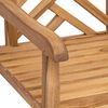 vidaXL Garden Chairs 2 pcs Brown 58 x 60 x 90 cm Solid teak wood