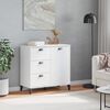 vidaXL Sideboard VIKEN White 80x40x80 cm Engineered Wood