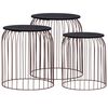 vidaXL Coffee Tables 3 pcs Copper