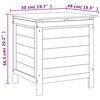 vidaXL Garden Storage Box 50x49x56.5 cm Solid Wood Fir