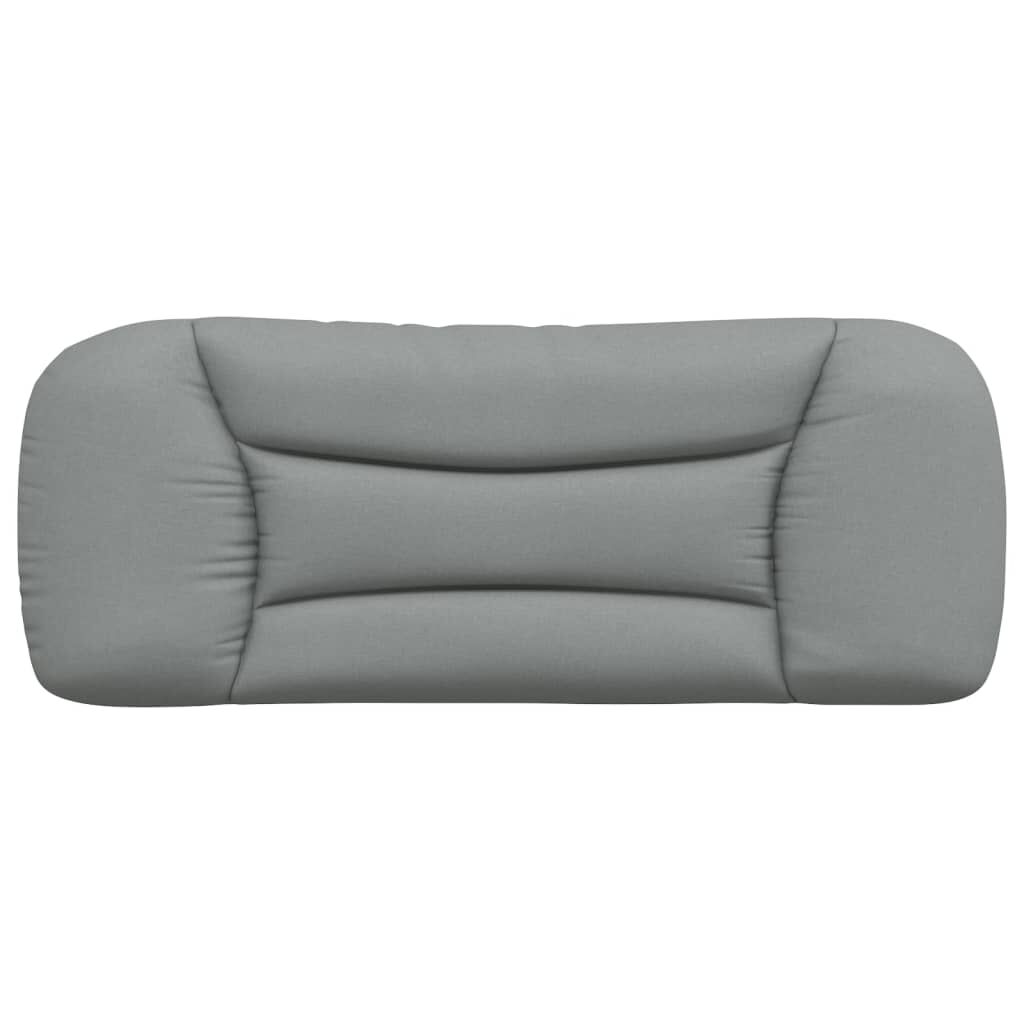 vidaXL Headboard Cushion "Hvar" Light Grey 100 cm Fabric