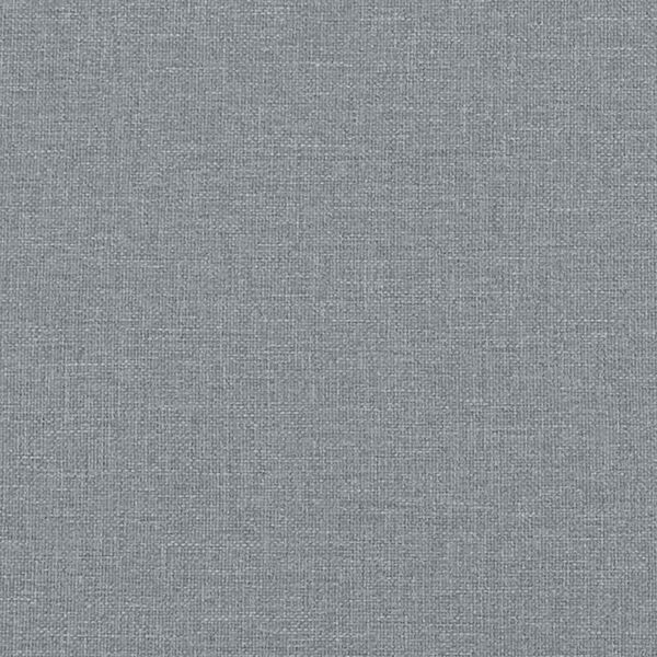 vidaXL Bed Frame without Mattress Light Grey Queen Fabric
