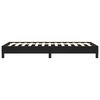 vidaXL Bed Frame without Mattress Black 100x203 cm Twin XL Faux Leather