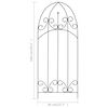 vidaXL Plant Climbing Racks 3 pcs Black 40x100 cm Iron