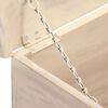 vidaXL Storage Box White 110x40x45 cm Solid Acacia Wood