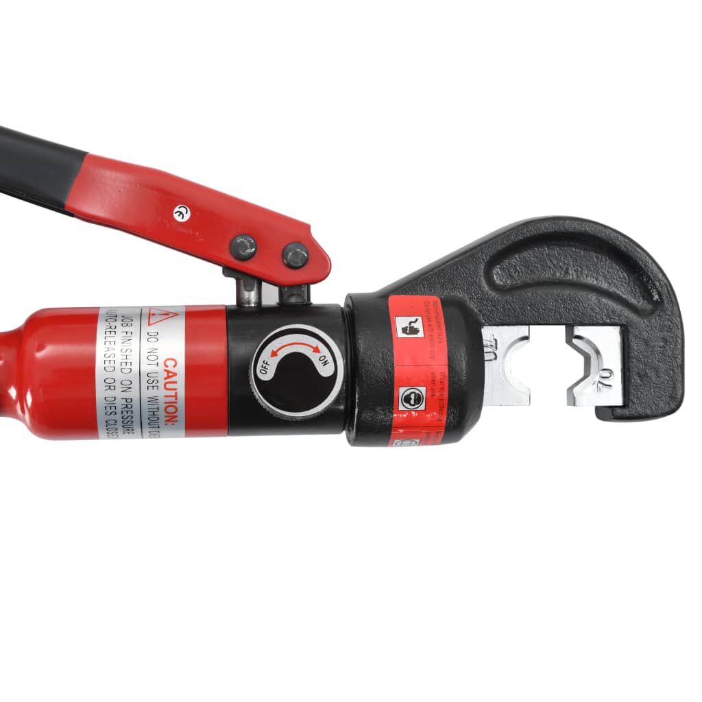 vidaXL Hydraulic Crimping Pliers 4-6-8-10-16-25-35-70 mm²