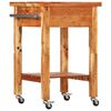 vidaXL Kitchen Trolley 55x55x89 cm Solid Wood Acacia
