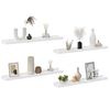 vidaXL Wall Shelves 4 pcs White 60x9x3 cm