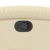 vidaXL Stand up Recliner Chair Cream Fabric