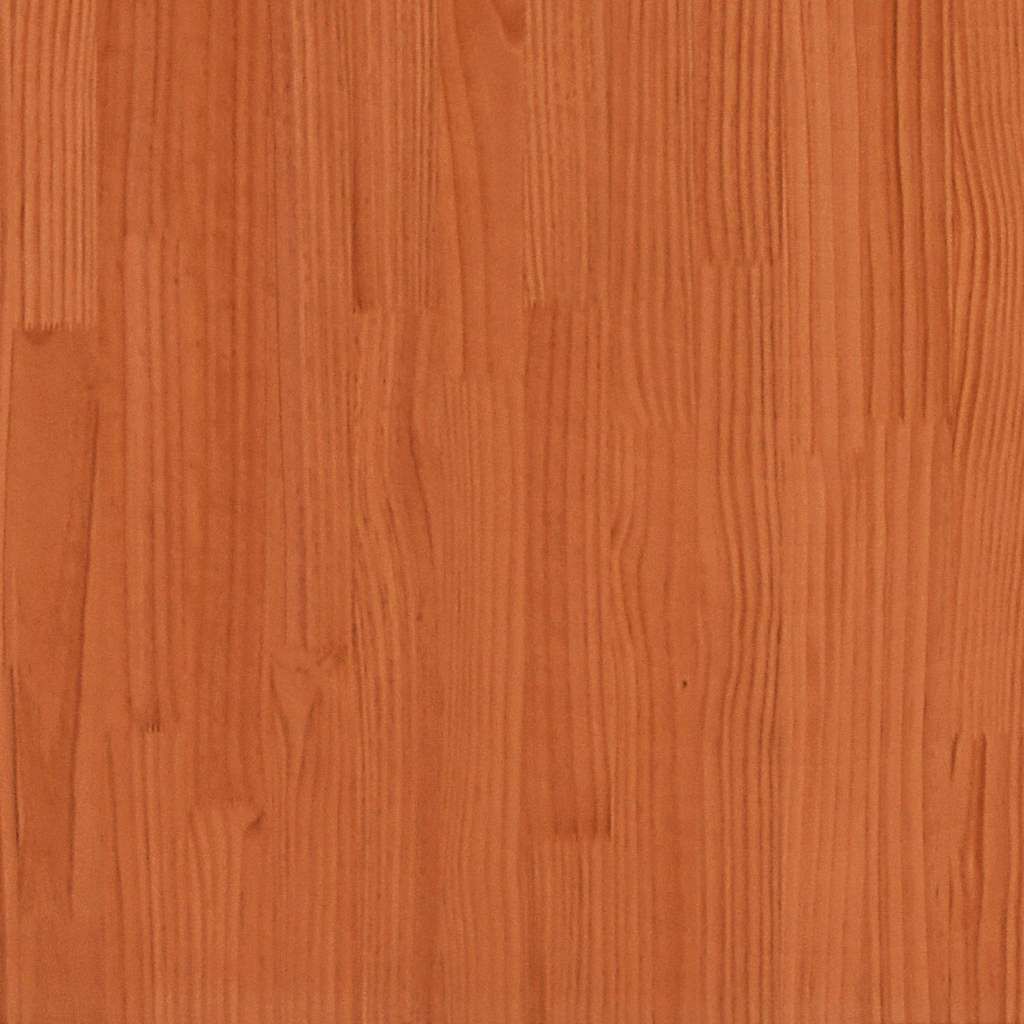 vidaXL Garden Footstool Wax Brown 70x70x30 cm Solid Wood Pine
