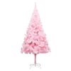 vidaXL Artificial Pre-lit Christmas Tree with Stand Pink 210 cm PVC
