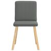 vidaXL Dining Chairs 6 pcs Dark Grey Fabric