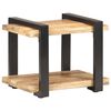 vidaXL Bedside Cabinet 50x40x40 cm Rough Mango Wood