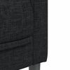 vidaXL Sofa Chair Black Fabric