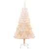 vidaXL Artificial Christmas Tree with Iridescent Tips White 150 cm PVC