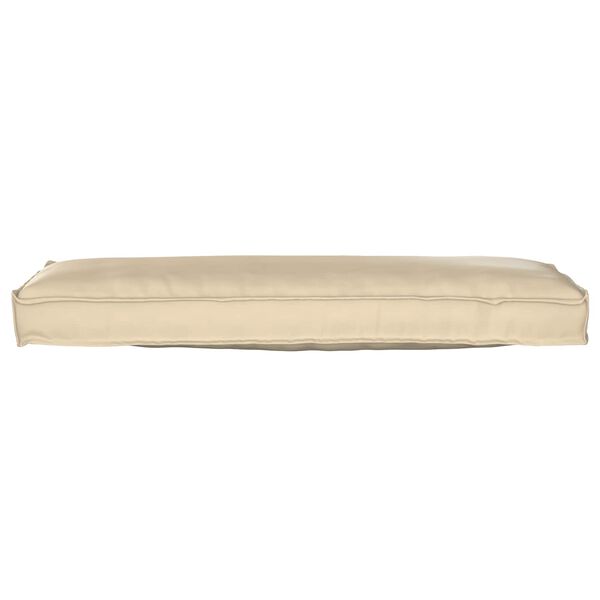vidaXL Cushion Beige 120 x 40 x 8 cm Oxford Fabric