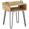 vidaXL Bedside Table Solid Mango Wood 40x34x47 cm