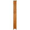 vidaXL 7-Tier Bookcase 60x22x200 cm Solid Oak Wood