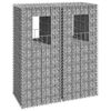 vidaXL Gabion Basket Posts 2 pcs 40x40x100 cm Iron