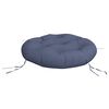 vidaXL Round Cushion Navy Blue &Oslash; 60x11 cm Oxford Fabric