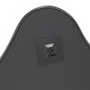 vidaXL Wall Mirror Black 60x50 cm