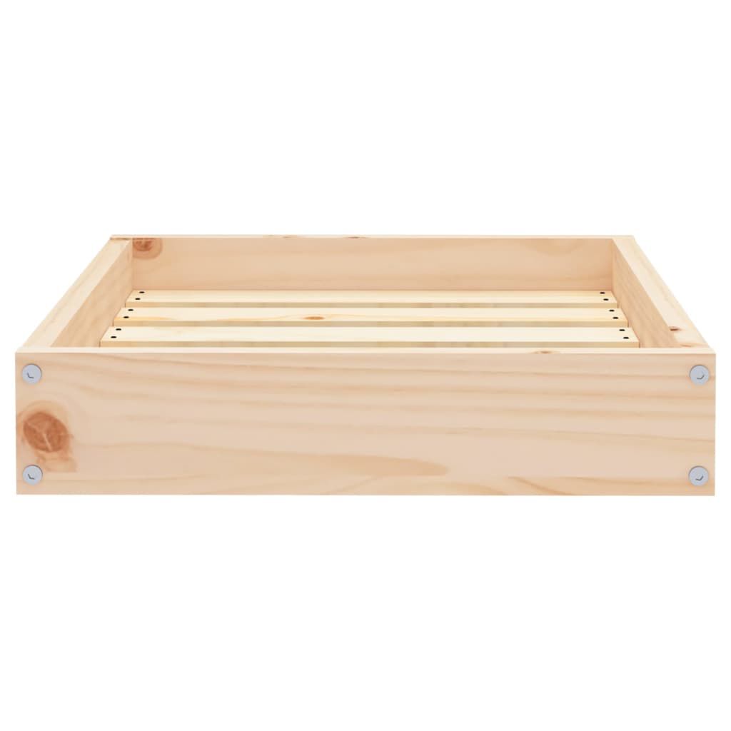 vidaXL Dog Bed 51.5x44x9 cm Solid Wood Pine