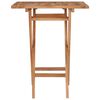 vidaXL Folding Garden Table 60x60x75 cm Solid Teak Wood