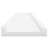 vidaXL Wall Shelves 2 pcs White 115x9x3 cm
