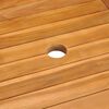 vidaXL Garden Table 150x90x75 cm Solid Teak Wood