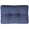 vidaXL Pallet Cushion Navy Blue 50x40x12 cm Fabric
