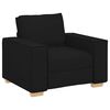 vidaXL Sofa Chair Black 60 cm Fabric