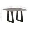 vidaXL Coffee Table with Live Edges 60x60x40 cm Solid Acacia Wood
