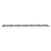 vidaXL Sun Lounger with Grey Check Pattern Cushion Solid Teak Wood
